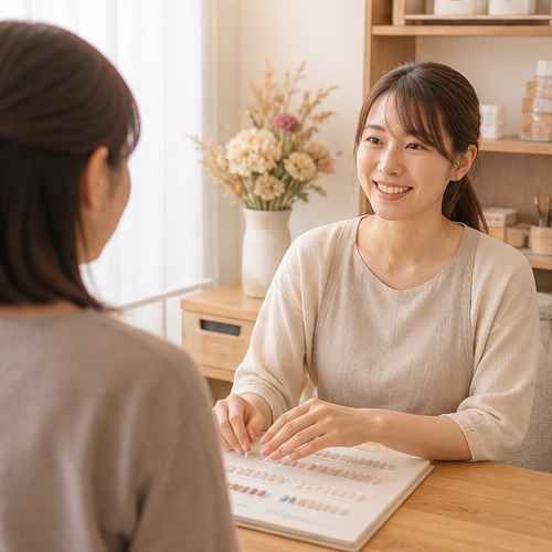 爪音ネイル室の事前相談